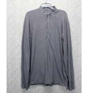 Lululemon Men's Surge Warm 1/2 Zip Heathered Gray XL